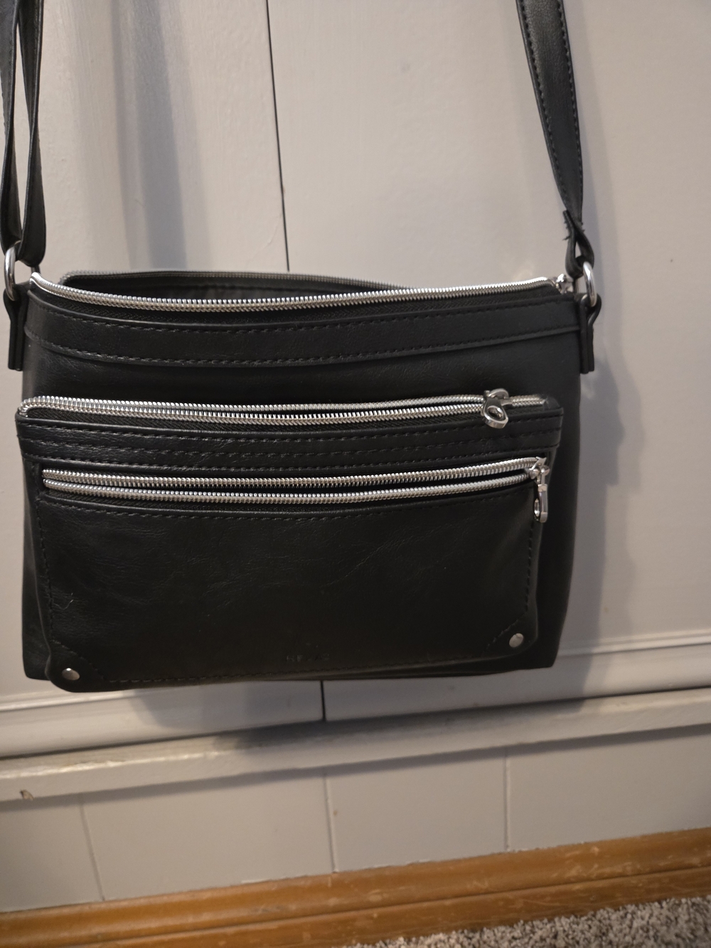 Relic Black Crossbody Organizer Bag for Women